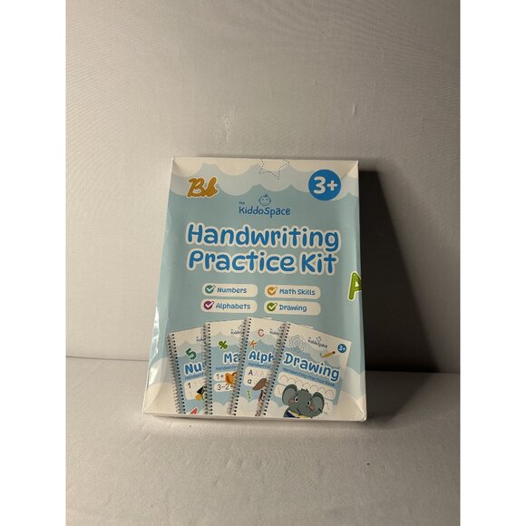 KiddoSpace Handwriting Practice Kit With Drawing Book & Pens For Ages 3+ - Picture 1 of 2